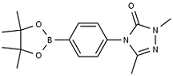 4-(4-(4,4,5,5-tetramethyl-1,3,2-dioxaborolan-2-yl)-phenyl)-2,5-dimethyl-2,4-dihydro-3H-1,2,4-triazol-3-one